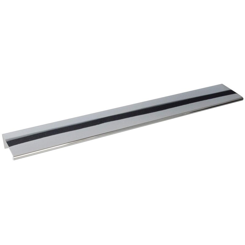 CKP Brand Item 3306-12 in. Back Mount Finger Edge Pull, Polished Chrome Finish â€“ Single Pack of Sleek, Modern Hardware for Cabinets, Drawers, and Furniture Upgrades - Image 1